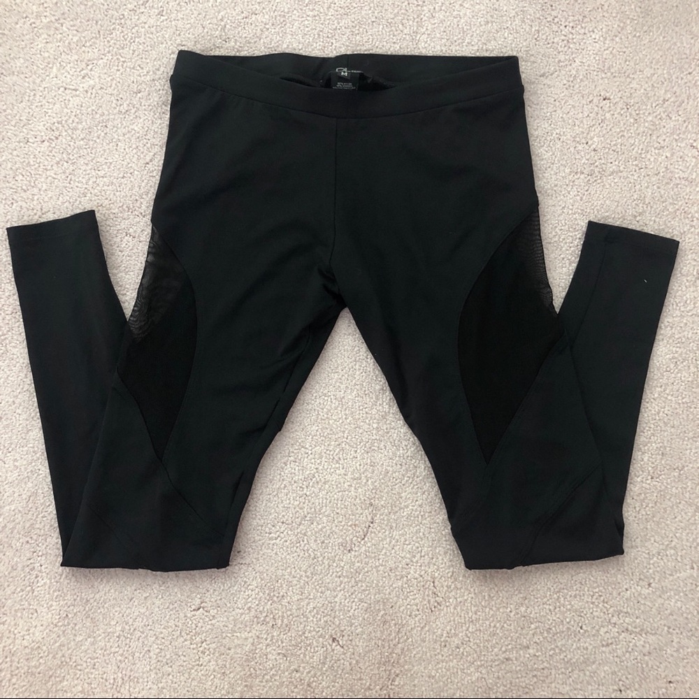 David Lerner Mesh Cutout Leggings